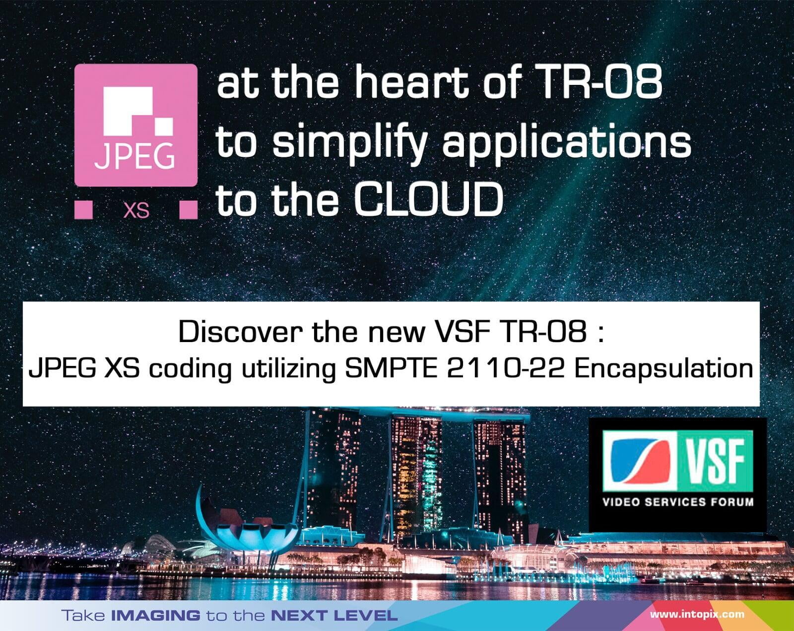 최신 VSF TR-08의 핵심인 JPEG XS를 사용하여 클라우드를 이용한 라이브 프로덕션 단순화 